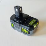 18V 5Ah batteri för Ryobi One+ OBS LÄS