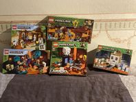 13st byggsatser Lego Minecraft, varierande pris