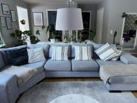 Soffa med cosy corner och divan