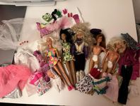 Barbies med tillbehör