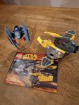 Lego Starwars Jedi Starfighter and Vulture Droid