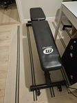 Master Fitness Black Foldable II Bench