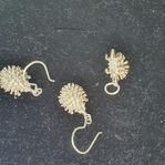 Set Hedgehog of earrings and pendant 925