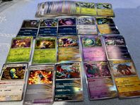 pokemon - Temporal Forces - holo, rare, inga dubbletter 