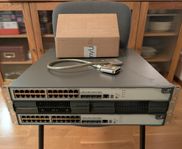 3COM 5500G-EI, gigabit, 24 portars stackable switchar + RPS