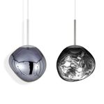 Tom Dixon Melt Mini taklampor, Smoke & Chrome