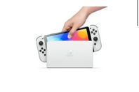 Nintendo Switch HW (OLED) med Vit Joy-Con