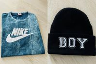 Nike t-shirt stl 150cl & Beanie mössa *BOY* 