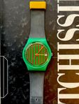 SWATCH GG401 •19• CLUB STRIPE 1986 RARE VINTAGE