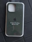 Apple iPhone 14 Pro Max Silicone Case - Blackish Green