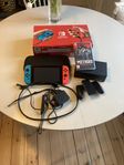 Nintendo Switch med case och metroid dread 