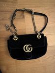 Gucci Marmont velvet flap crossbody bag