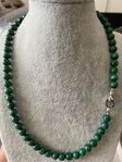 Malachite halsband 