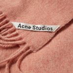 [ACNE] Wool scarf Rose melange