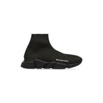 Balenciaga speed trainers black on black 