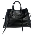 Balenciaga Papier Leather Handbag svart svart