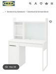 Skrivbord Micke Ikea barn + stol 