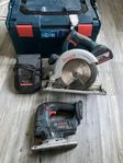 Bosch professional cirkel och sticksåg 18 volt 