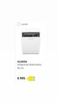 Integrerad diskmaskin 60 IKEA Villboda – NY! 40 % rabatt! 