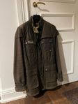 Belstaff quiltad, waxad jacka, storlek S - M