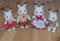 Sylvanian Families Chocolate Rabbit Family (version 1)