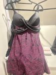 EtireL Black and Pink Swimsuit, Size L