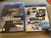 Fast & furious 1-8 - box och enskild film