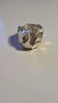 Allblues - Rauk ring wide Carved silver - Storlek 64