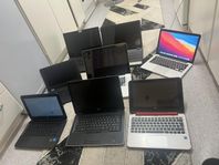 8 laptops reservdelar! 