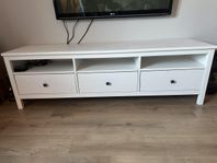 HEMNES Tv-bänk, vitbets, 148x47x57 cm