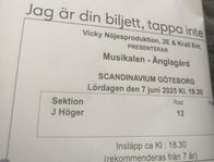 Två biljetter till Änglagård Göteborg 