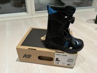 Ny, K2 mini turbo snowboard boots, EU31,5/CM18,5