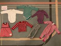 Bodies, tröja, klänning, pyjamas i stl. 62/68. Paketpris!