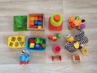 Leksaker för små barn, incl. Fisher Price, Lamaze, IKEA