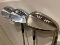 Taymormade Milled Grind & Titleist SM9 Wedgar 52, 56, 60°