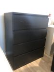 Ikea malm byrå svartbrun