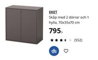 3 st Ikea Skåp Eket 