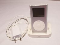 iPod mini (2nd generation) med Apple dockningsstation samt 