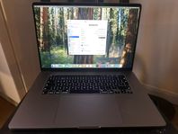 MacBook Pro 2019 16” -32GB RAM, 1TB SSD -Fint skick