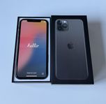  iPhone 11 Pro 64GB Space Grey (sprucken skärm )!