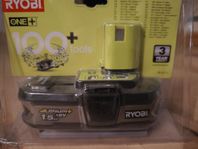 Ryobi Batteri 1,5 AH ny