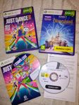 Xbox 360 Kinect just Dance 2018 + Disneyland 