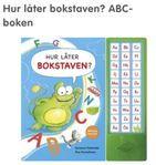 Barnbok. Hur låter bokstaven.