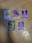 5 st Pokemon kort