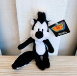 1999Warner Bros Looney Tunes Pepe La Pew Mini Bean Bag Plush