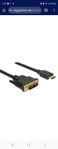 2m kabel HDMI till DVI-D 