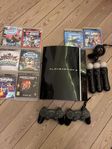 PlayStation 3 - Komplett spelpaket med tillbehör och 8 spel