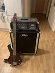 Ibanez SR300FM och Peavey Century 100w förstärkare