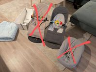 Baby Björn babysitter, Stokke badbalja, Stokke newborn