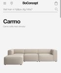 Stilren BoConcept Carmo-soffa med schäslong